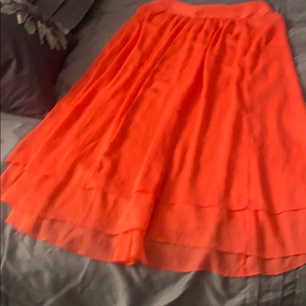 Orange/peach mix long maxi